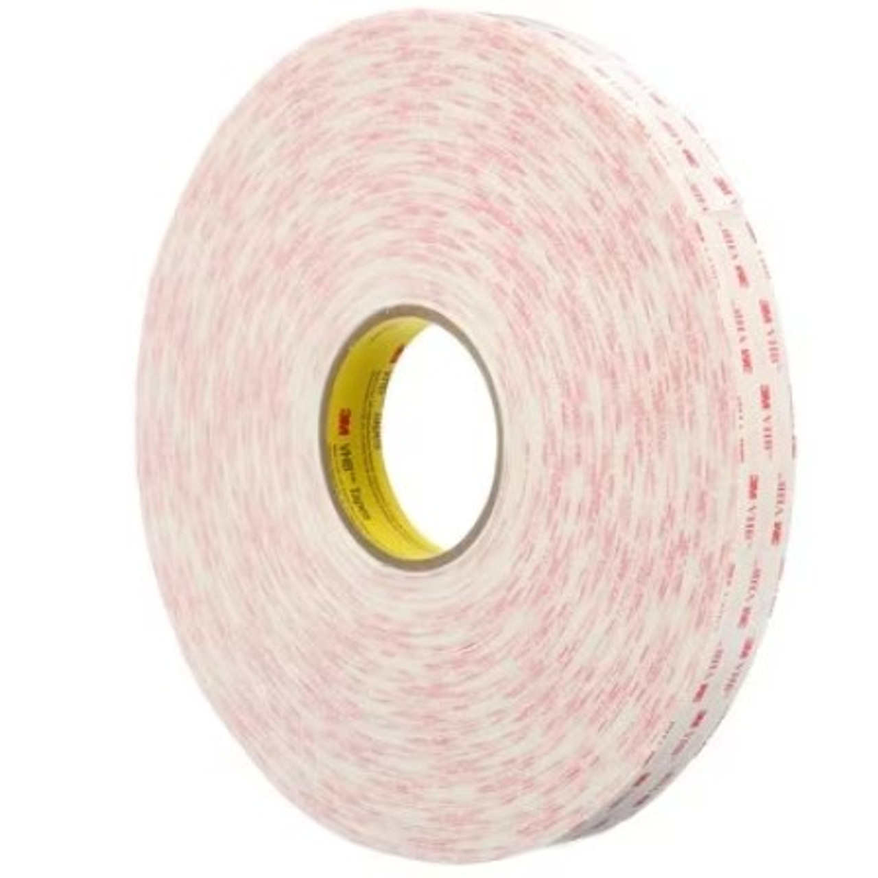 3M 4930 VHB Tape White, 1 in x 72 yd 25.0 mil, 9 per Case